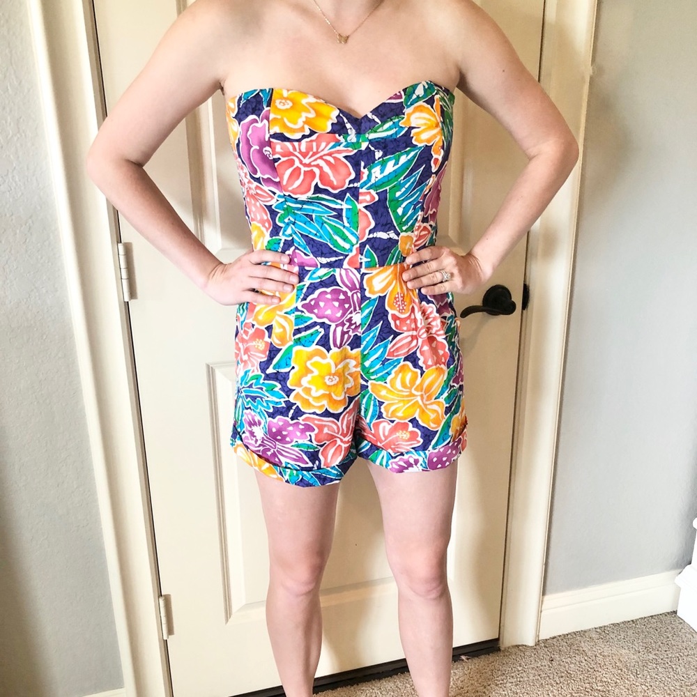 Vintage Liz Sport romper